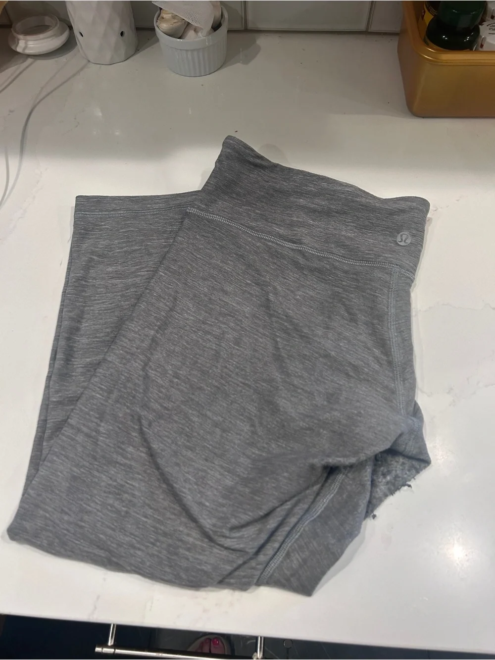 Lululemon Align pant light Gray cropped Leggings 19”
